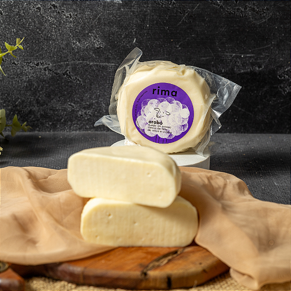 00165.png Orobó – Queijo Artesanal Misto de Vaca e Ovelha 200g - Imagem 1